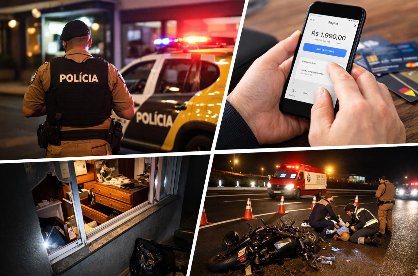 PM registra série de ocorrências em Jandaia do Sul entre sexta e madrugada de sábado