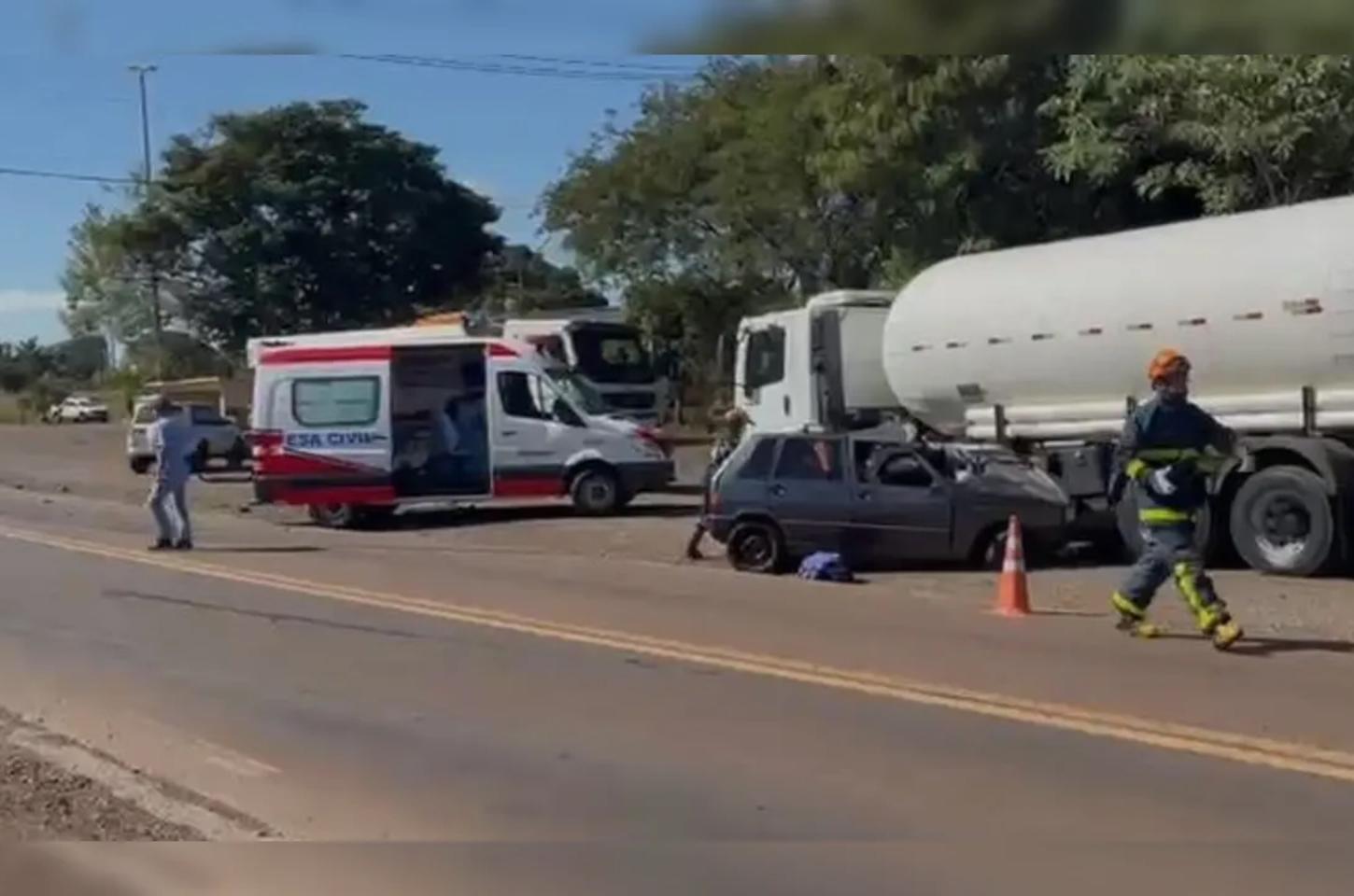 Acidente deixa dois mortos no acesso ao Distrito de São José em Jandaia do Sul