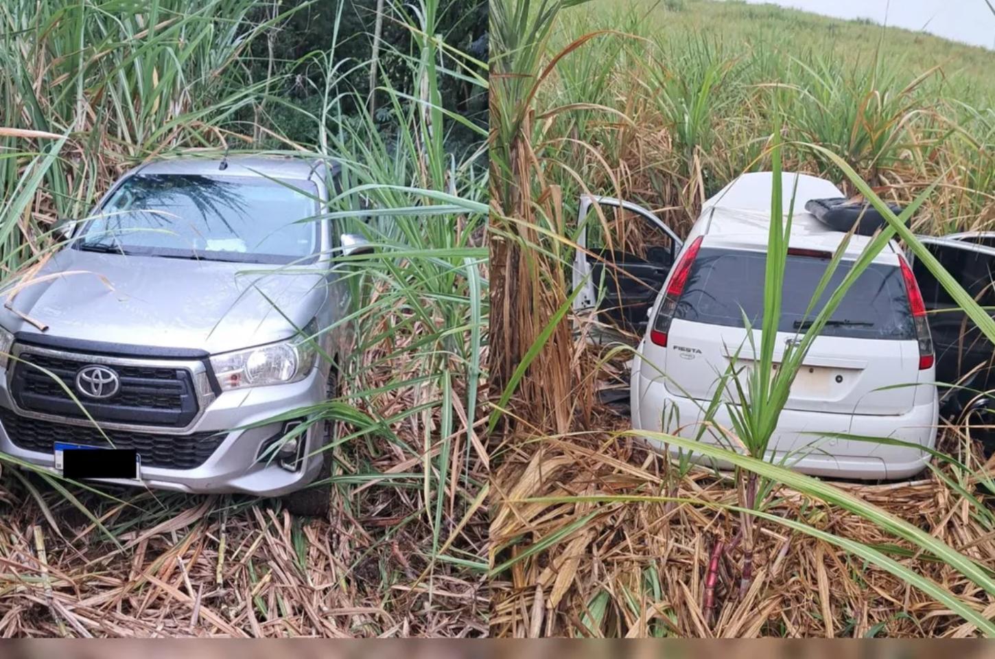 Hilux e Fiesta roubados são recuperados pela PCPR em São Pedro do Ivaí