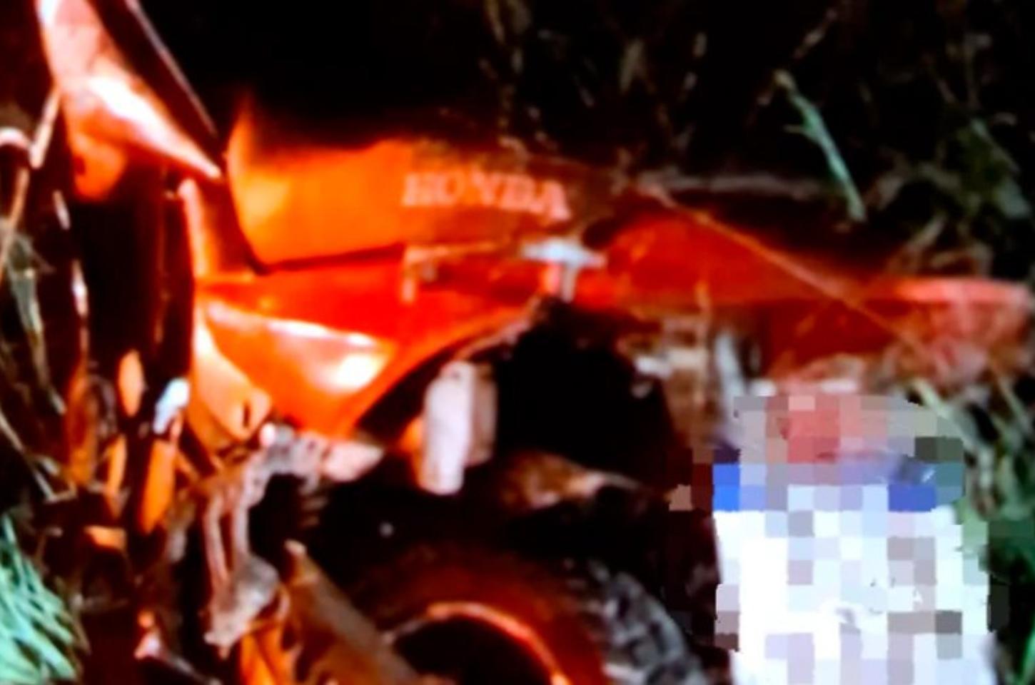 Motociclista fica ferido após perder controle e cair na PR-444, em Mandaguari
