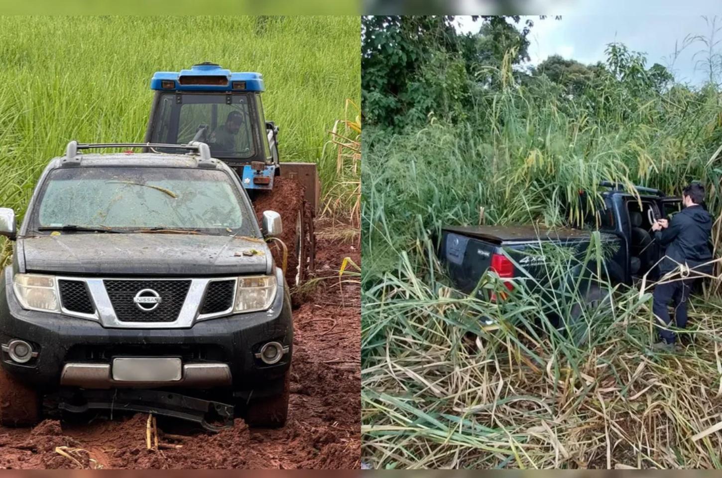 Polícia Civil encontra caminhonete de homem achado morto em área rural de Jandaia do Sul