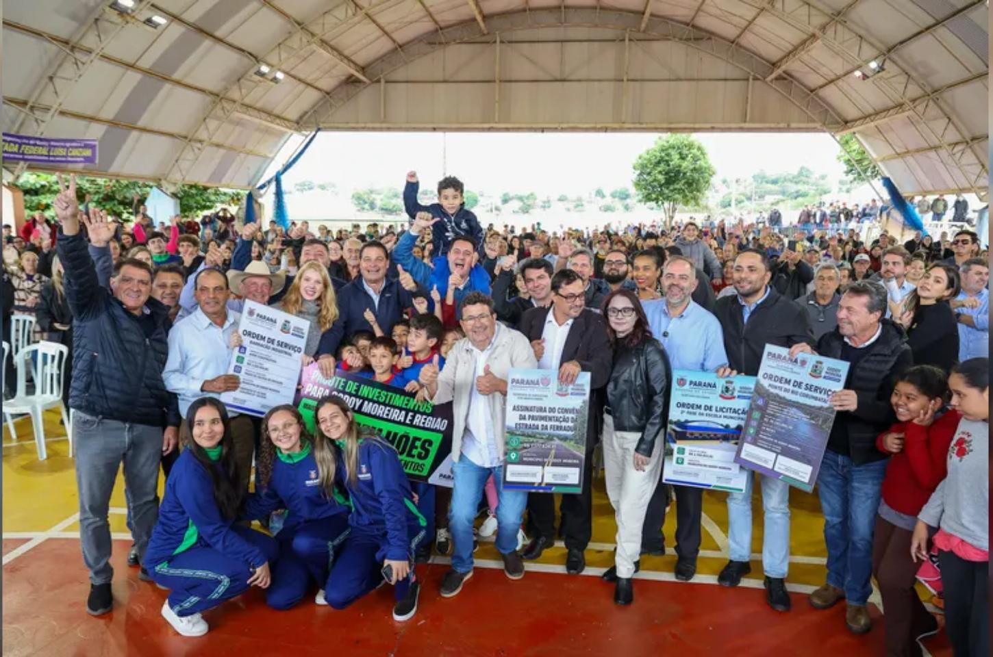 Ratinho anuncia 2ª ponte na região ligando Godoy Moreira a Barbosa Ferraz