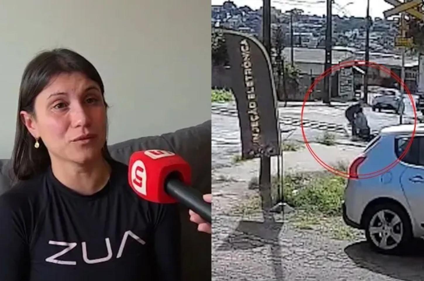Mulher com fobia de trem salva homem de ser atropelado por locomotiva no PR