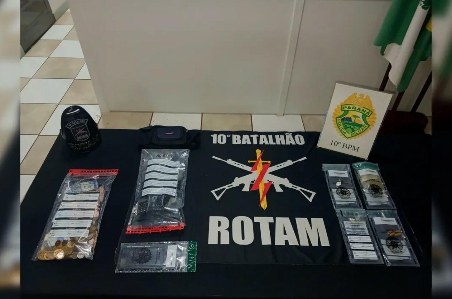 Rotam estoura ponto de tráfico e apreende drogas em Apucarana