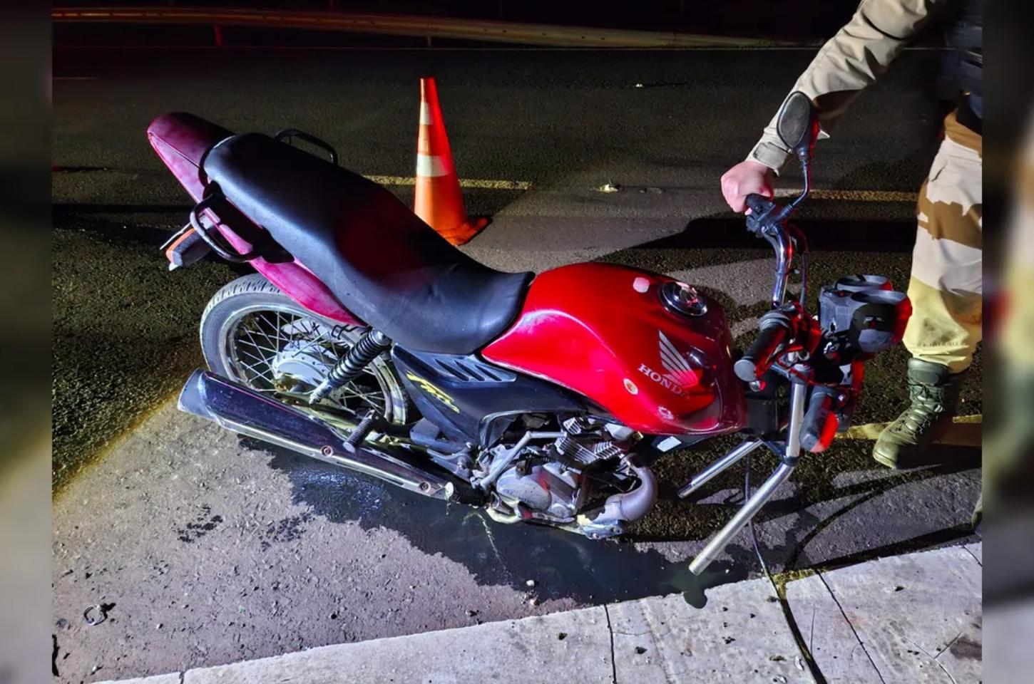 Motociclista fica ferido após acidente na PR-445, em Tamarana