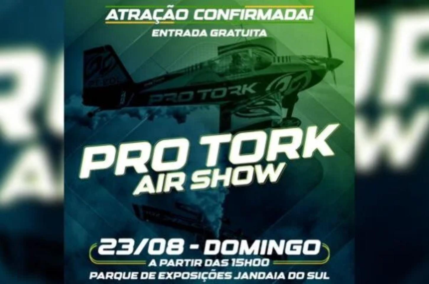 Pro Tork Air Show promete muita adrenalina neste domingo em Jandaia do Sul