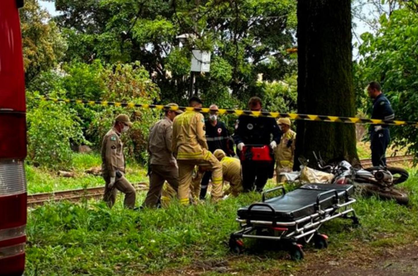 Homem de 64 anos morre após grave acidente de motocicleta em Mandaguari