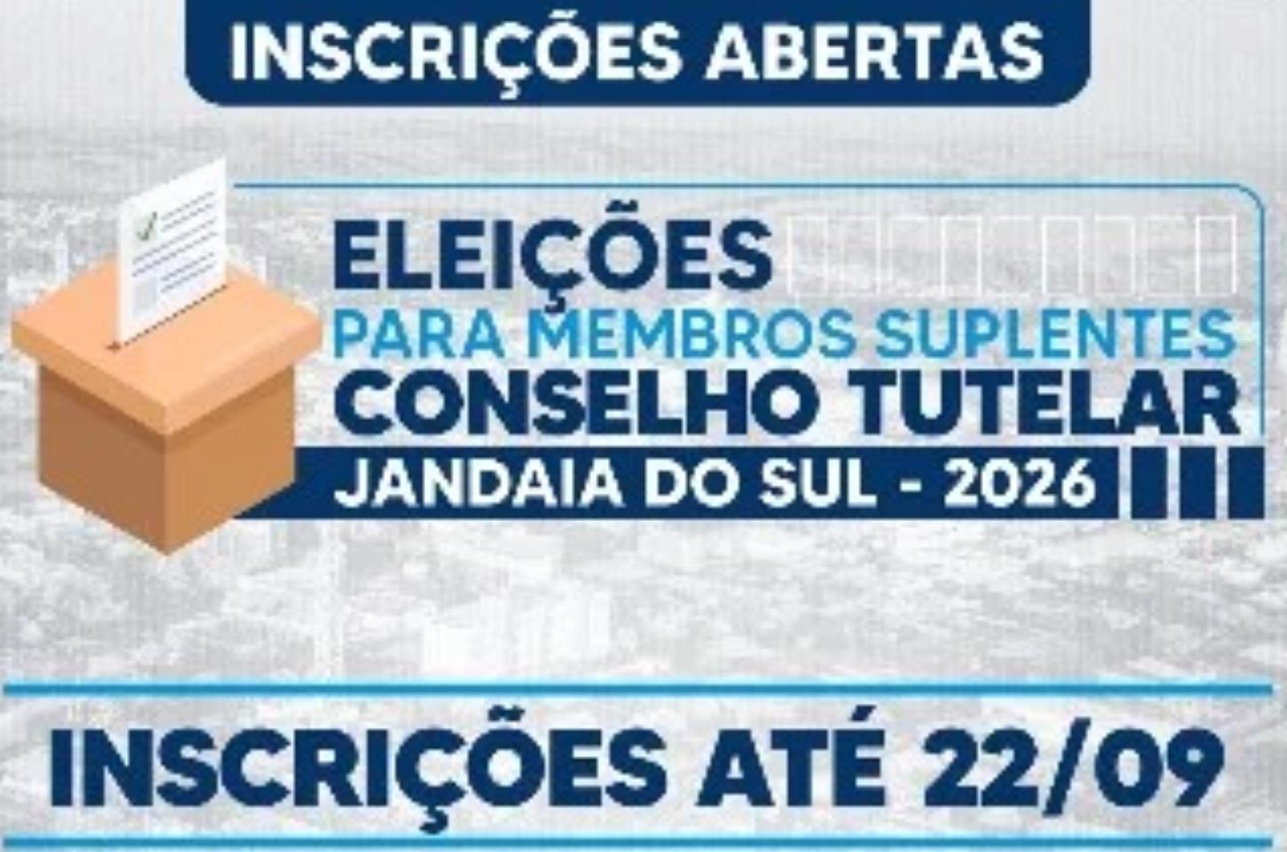 Jandaia do Sul abre inscrições para escolha de conselheiros tutelares suplentes
