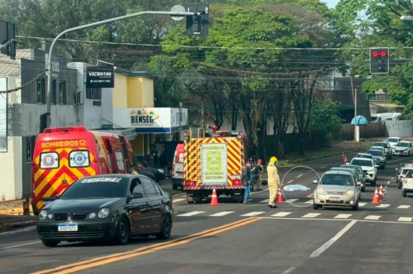 Motociclista morre após colisão entre moto e carro em Apucarana