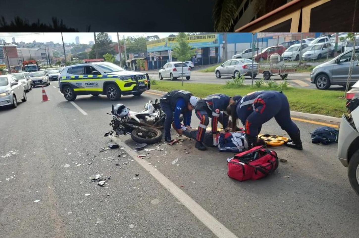 Dois acidentes de trânsito são registrados em Jandaia do Sul